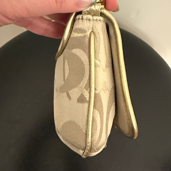 COACH Signature Large Flap Wristlet - Picture 8 of 13